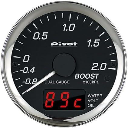 Pivot ピボット メーター Dual Gauge Pro ブースト計 水温 電圧 ユーロ車用 Dpb E
