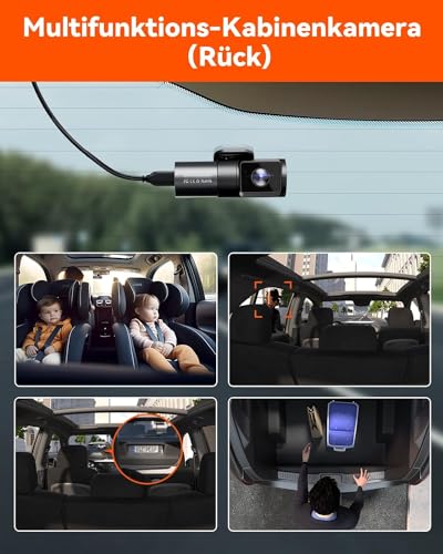 VANTRUE N5 4-Channel STARVIS 2 Dash Cam 5GHz WIFI GPS, 1944P/2.5K + Triple 3HDR 1080P Car Camera, Car Dashcam Voice Control 24h. Buffer Parking Mode, APP & 160°IPS Max 512G