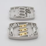 Fantasyon 2 Pack 3-Terminal Junction Box 13A 250V Cable Joiner White view 4