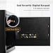 Digital Electronic Security Safe Box, Home Safe with Digital Keypad 0.57 Cubic Feet Black for Jewelry Money Cash Valuables