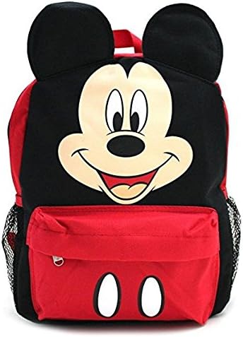 16" Disney Mickey Mouse Face Back to School Backpack with 3D Ear
