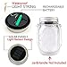 6 Pack Solar Jar Lids for Mason Jars with 20 LED Fairy String Lights(Jars & Handles Not Included), Fit for Patio, Yard, Garden, Party, Wedding, Christmas Decor (6, Warm White-20LED)