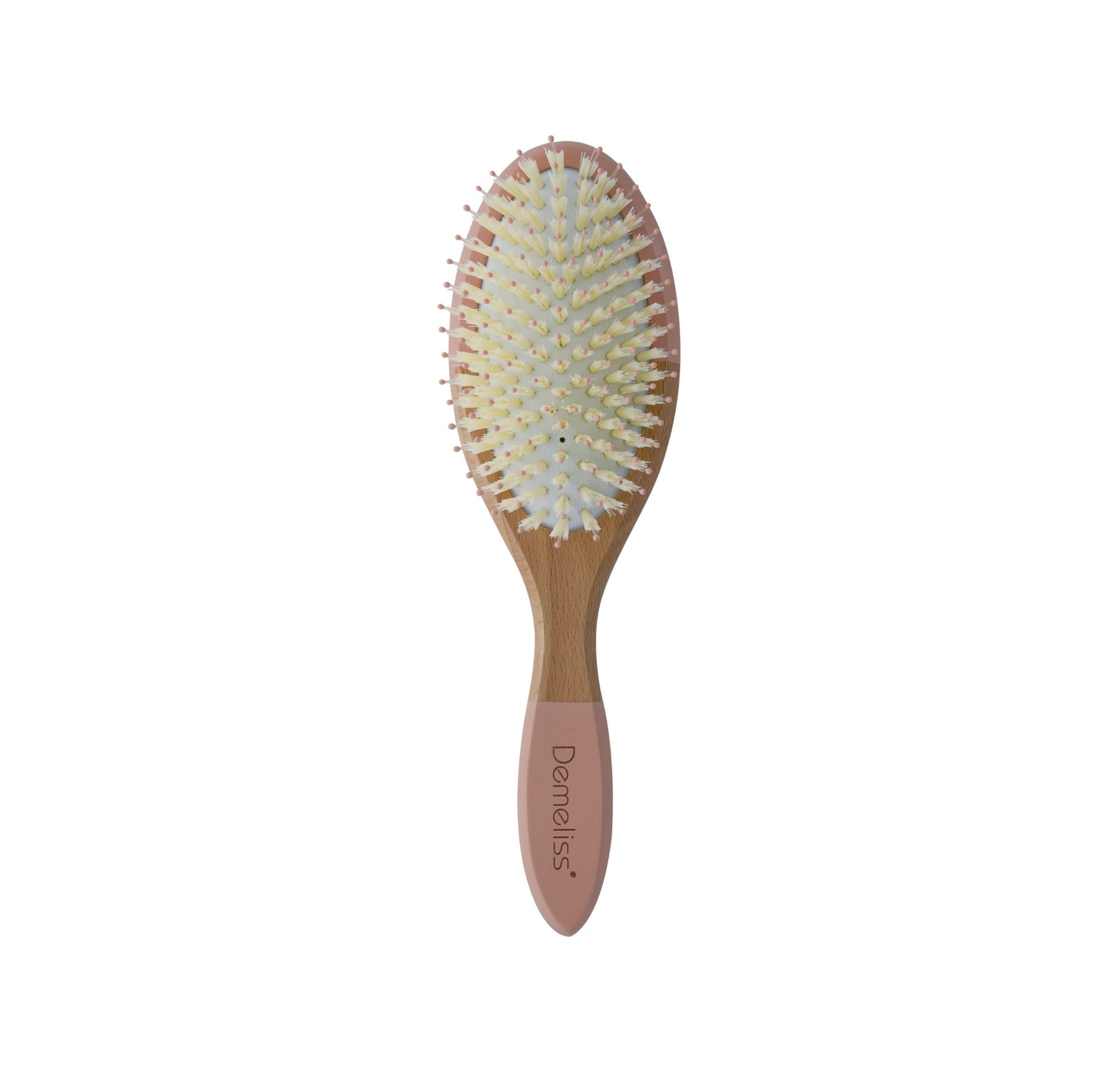 Demeliss Beauty - Flat Wooden Detangling Brush