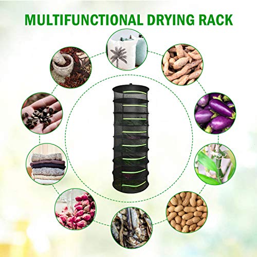 Vumdua Herb Drying Rack, 8 Layer Mesh Drying Rack for Herbs