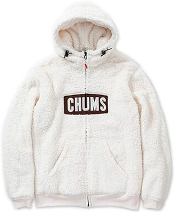 Amazon Chums チャムス メンズ フリースエルモパーカ L オフホワイト アウトドア トレーナー 通販