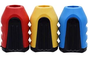 Eyech 3pcs Magnetic Screwdriver Bits Removable Magnetizer Ring Plastic Magnetic Screw Catcher Driver Holder Power Bits Tool f