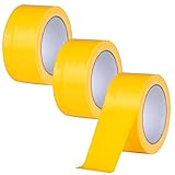 XUXU 3 Pack Yellow Duct Tape Heavy Duty