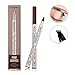 RAPIDBROW Tattoo Eyebrow Pen with Four Tips Long-lasting Waterproof Brow Gel for Eyes Makeup (A Chestnut))