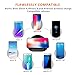 Wireless Charger,Kamlif iPhone X Wireless Charger Qi 10W Fast Wireless Charger Charging Pad Stand for iPhone X,iPhone 8/8 Plus,Samsung Galaxy S9 S9 Plus Note 8 S8 S8 Plus S7 S7 Edge [No AC Adapter]