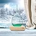 Eon Concepts Storm Glass Weather Predictor - Barometer Bottle with Stunning & Colorful LED Wood Base | Decorative Centerpiece for Home & Office | Birthday Friendship Novelty Unique Gift Idea (MEDIUM)