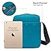 CoolBELL 10.6 inch Shoulder Bag Carrying Day Bag with Adjustable Shoulder Strap Simple Style Sleeve Case for Tablet/iPad (Teal)