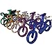 6 Pcs Personality Metal Bicycle Keychain Key Chain Ring 0049