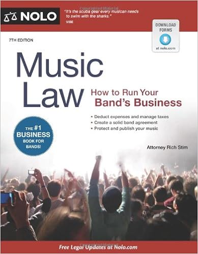 Music Law: How to Run Your Band's Business, by Richard Stim Music Law: How to Run Your Band's Business, by Richard Stim