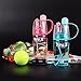 Yapping Cute School Plastic Drinking Water Bottles with Spray Mist for Kids Travel Hiking (400ML-Pink)