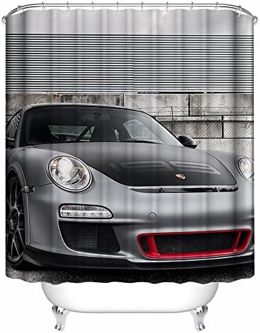 Cultural Atmosphere Adv.1 Matte Porsche Gt3 Rs Decorate Bathroom Shower Curtain 48x72 Inch