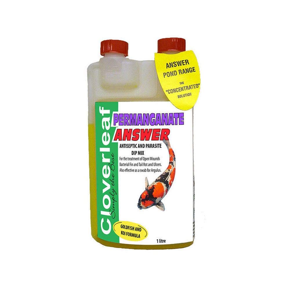 Cloverleaf PER1LTR/4 Permanganate Answer Antiseptic And Parasite Dip Mix, Purple, 1ltr