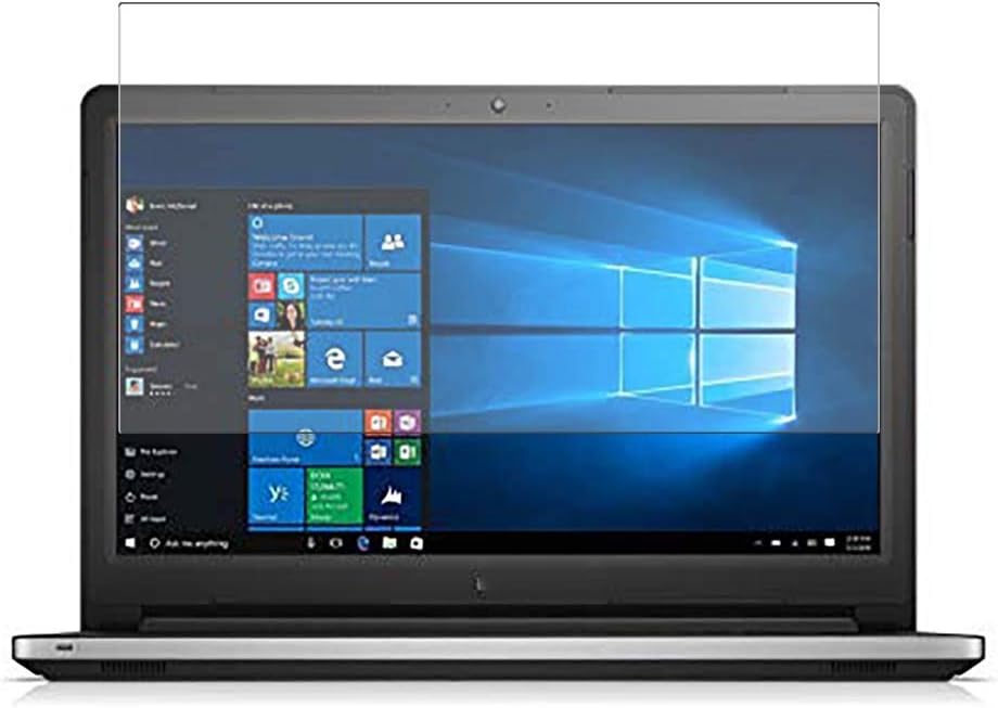 Puccy Anti Blue Light Tempered Glass Screen Protector Film, compatible with Dell Inspiron 17 5000 (5765) 17.3