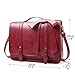 ECOSUSI Women Briefcase PU Leather Laptop Backpack 14 inch Convertible Backpack