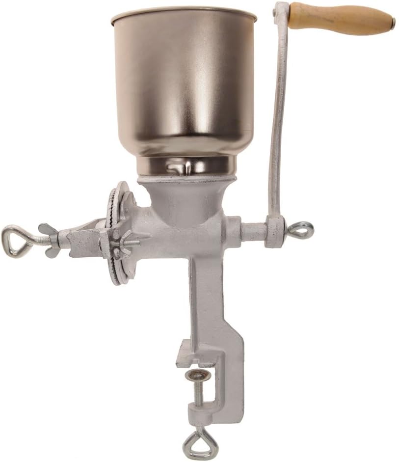 Mefeir Manual Corn Grinder Cast Iron w/Hands, Professional Use Hand Cranking Operation Grain Nuts Mill Grinder for Wheat Grain Grinders Commercial Home Use
