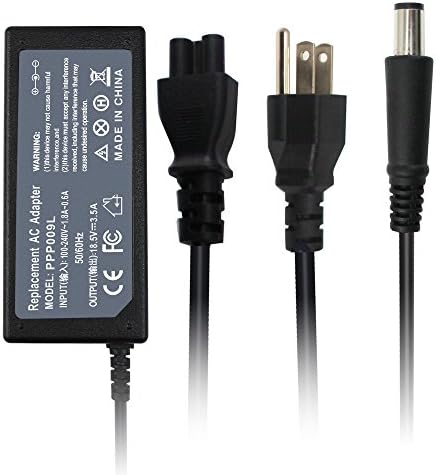 GreePower 18.5V 3.5A AC Adapter Charger for HP G4 G6 G7 DV4 DV5 DV6 DV7 G60 G61 G70 G71 G72 ; Probook 4430s 4440s 4510s 4520s 4530s 4535s 4540s 6560b 6570b 6475b 6460b PPP009L 609939-001