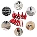 Meccion Diamond Drill Bit Brazed Core Hole Saws, Performance Hollow Hole Cutter for Glass/Tile/Granite/Marble/Porcelain (6mm-50mm 11pcs Set)