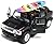 Set of 4: 5" 2005 Hummer H2 SUT with Surf Board 1:40 Scale (Black/Blue/Red/Yellow)