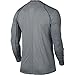Nike New Men's Pro Cool Fitted L/S Shirt Carbon Heather/Black/Black X-Large