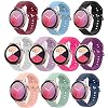 HSWAI 10 Colors Compatible with Samsung Galaxy Watch Active Bands/Active 2 Watch Bands 40mm 44mm / Galaxy Watch 4 Band…