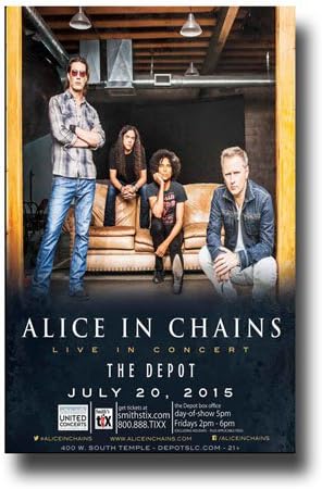 Alice in Chains Poster - Concert Promo 11 X 17 SLC
