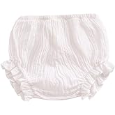 Newborn Toddler Baby Girls Boy Kids Cotton Linen Bloomer Basic Shorts Washable Reusable Diaper Cover