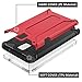 WOLLONY Galaxy Note 3 Case, Rugged Hybrid Dual Layer Hard Shell Armor Protective Back Case Shockproof Cover for Galaxy Note 3 Case - Slim Fit - Heavy Duty - Impact Resistant Bumper(Red)