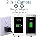 Spy Camera Charger 2 Pack Night Vision [2018 Model] Hidden Camera Adapter - Mini Spy Camera 1080p - USB Charger Camera - Hidden Spy Camera - Hidden Nanny Cam - Hidden Spy Cam