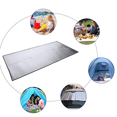 Wocume Outdoor isomat, outdoor slaapmatras, vochtbestendige aluminiumfolie pad - Image 7