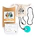 Baltic Amber Teething Necklace Gift Set + FREE Silicone Teething Pendant ($15 Value) Handcrafted, 100% USA Lab-Tested Authentic Amber - Natural Teething Pain Relief (Unisex - Cherry - 12.5 Inches)