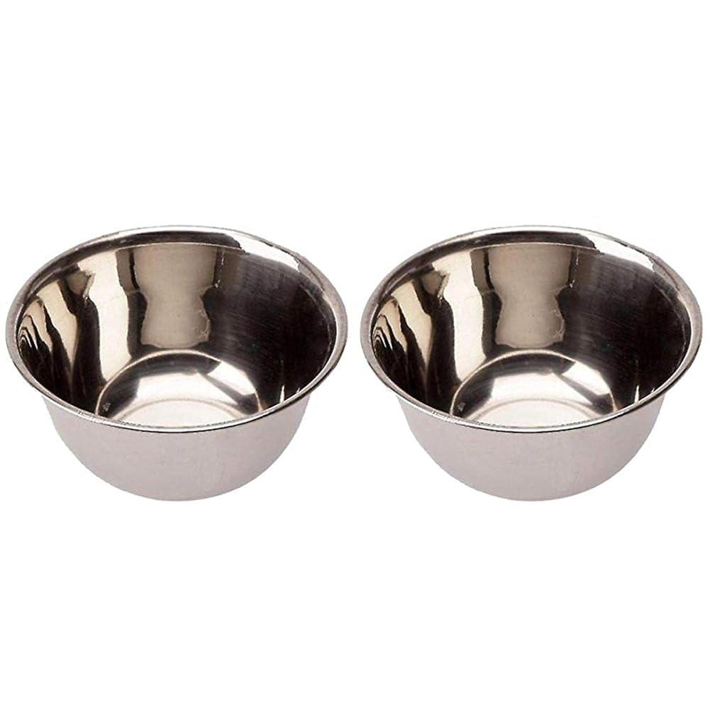 IBILI 710119 Bowl, Silver, 19 cm (Pack of 2)