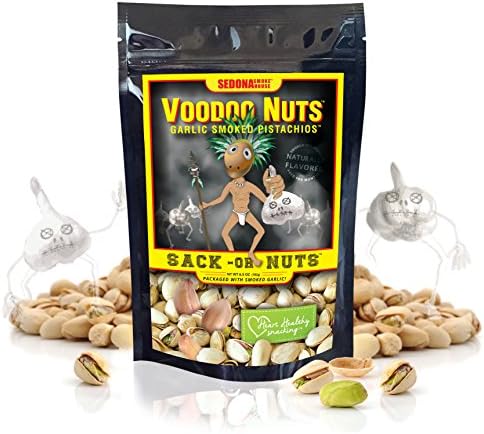 Voodoo Nuts - Garlic Smoked Pistachios Sack-Oh-Nuts