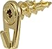 Hillman 122403 Small Self-Drilling White Wall Driller Picture Hangers 50lbs Package of 2