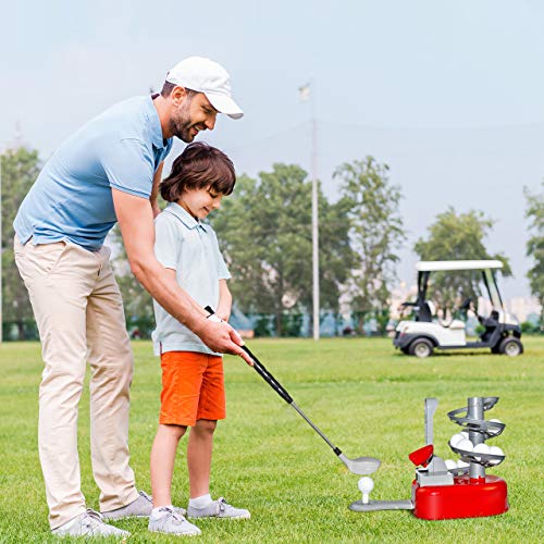 SOKY 5-6 Year Old Boys Gifts, Toddler Golf Set for Boys Girls 3-8 Year Old Christmas Birthday Present Outdoor Sports for Kids Golf Clubs Early Educational Toys for 3-6 Year Old Boys Girls Red - Thumbnail 3