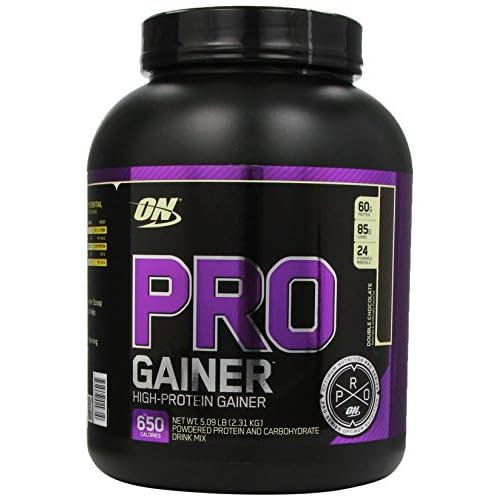 Optimum Nutrition Pro Complex Gainer, Double Chocolate, 5.09 Pounds image