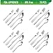 Ferfil 20-Piece Flatrware Set, Silverware Stainless Steel Cutlery Set/Cutlery/Tableware Set Service for 4, Include Knife/Fork/Spoon, Mirror Polished, Dishwasher Safe