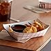 Disposable Paper Food Trays 3Lb-Heavy Duty, Grease Resistant 100 Pack. Red Check Tray Disposable Durable, Ideal for Festival Holds Treats Like Hot Dogs, Fries, Nachos