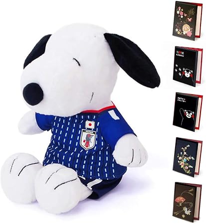Amazon 電報屋のエクスメール ぬいぐるみ 電報 スヌーピー サッカー日本代表18ver と高級台紙 漆芸電報 のセット お祝い ギフト 漆芸電報 171 寿ぎ ことほぎ ぬいぐるみ おもちゃ
