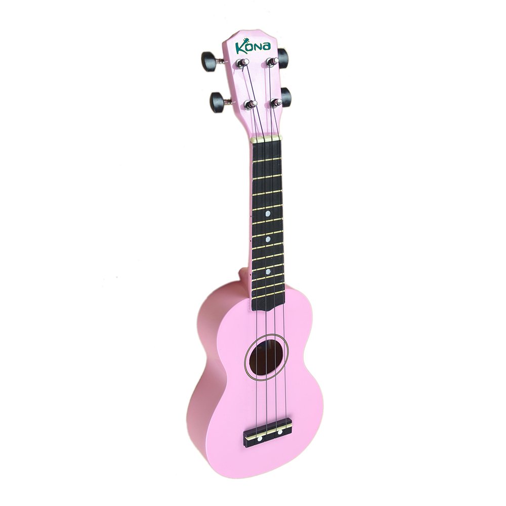 Kona KONA-21PK Soprano Ukulele, Pink