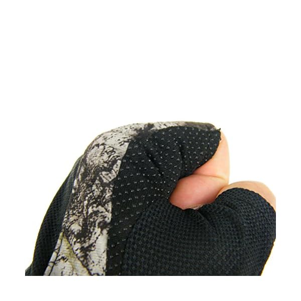 1pair-Gloves-5-Cut-Finger-Fishing-Gloves-Anti-Water-Water-Proof-Black-Camo-Camouflage