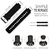 QGHXO Band for Garmin Vivoactive, Soft Silicone Replacement Watch Band for Garmin Vivoactive/Vivoactive Acetate (No Tracker, Replacement Bands Only) (5PCS Bands-Girl)