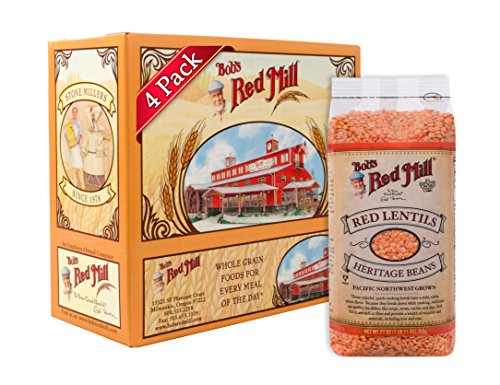 Bob s red mill red lentils, 27-ounce (pack of 4)