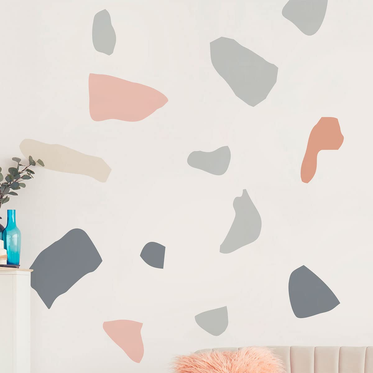 Ambiance Sticker Non-Woven Wallpaper Giant Frescoes Pre-Pasted Terrace Decorative Label H 120 x L 120 cm