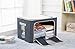 PYRUS Baby Clothes Organizer, Collapsible Storage Box Oxford Fabric Steel Shelf Lidded Closet Organizer(22L)