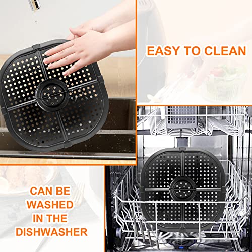 Air Fryer Grill Pan for COSORI 5QT Air Fryers, 9.09IN Upgraded Square