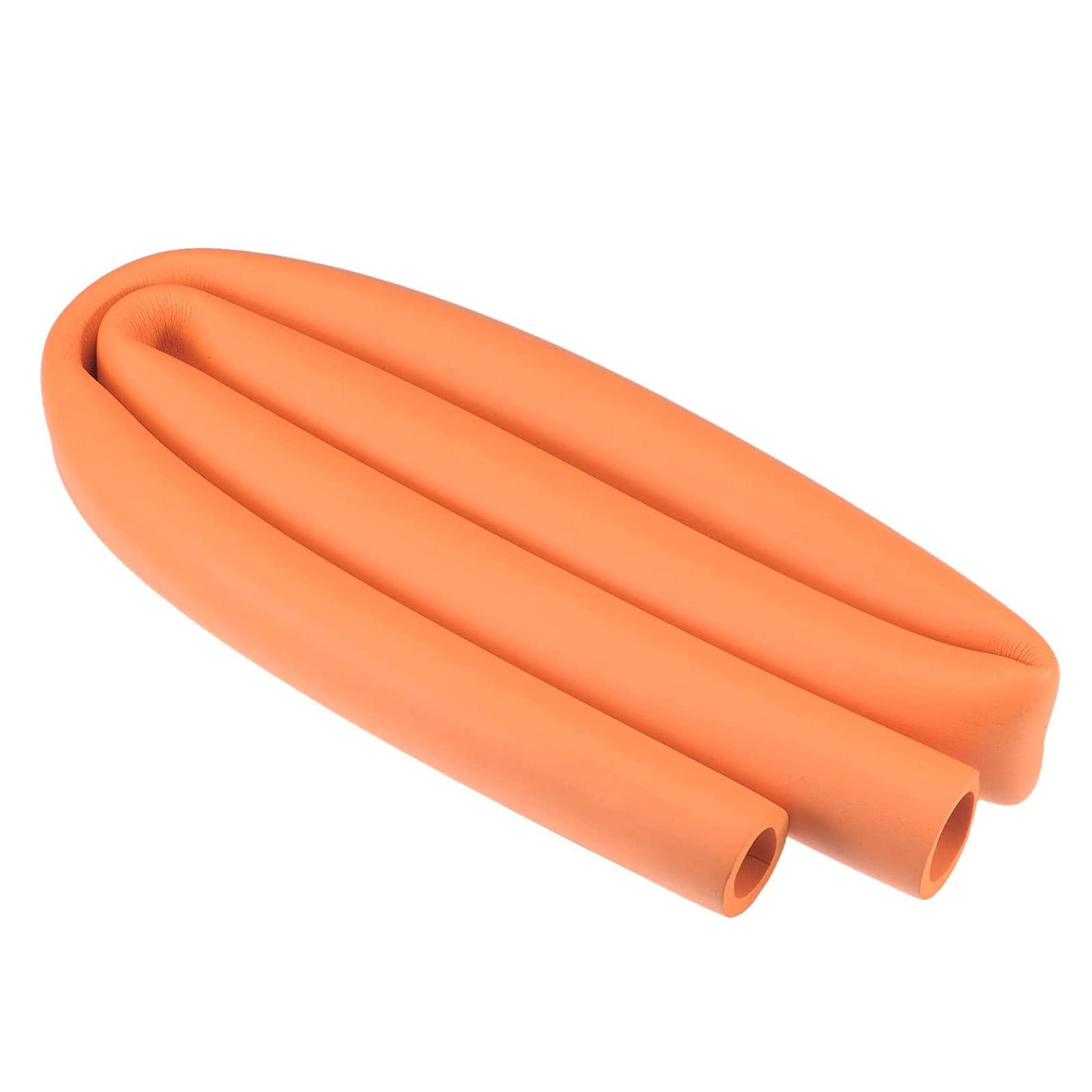 Foam Pipe Insulation Foam 1 Metre Length Slit Pipe Insulation/Lagging/Cladding, Tube Lagging Wrap Roll Copper Pipe, Lagging Wrap Roll Industrial Covers (25mm Orange)